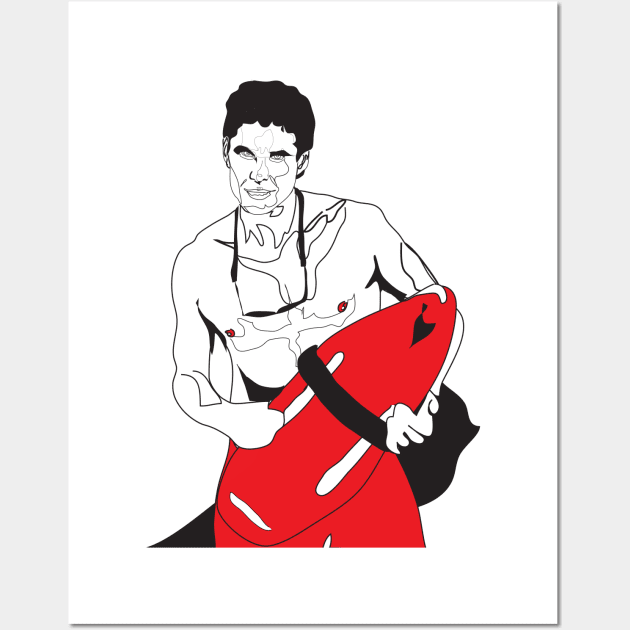 Mitch Baywatch Wall Art by LizzyM